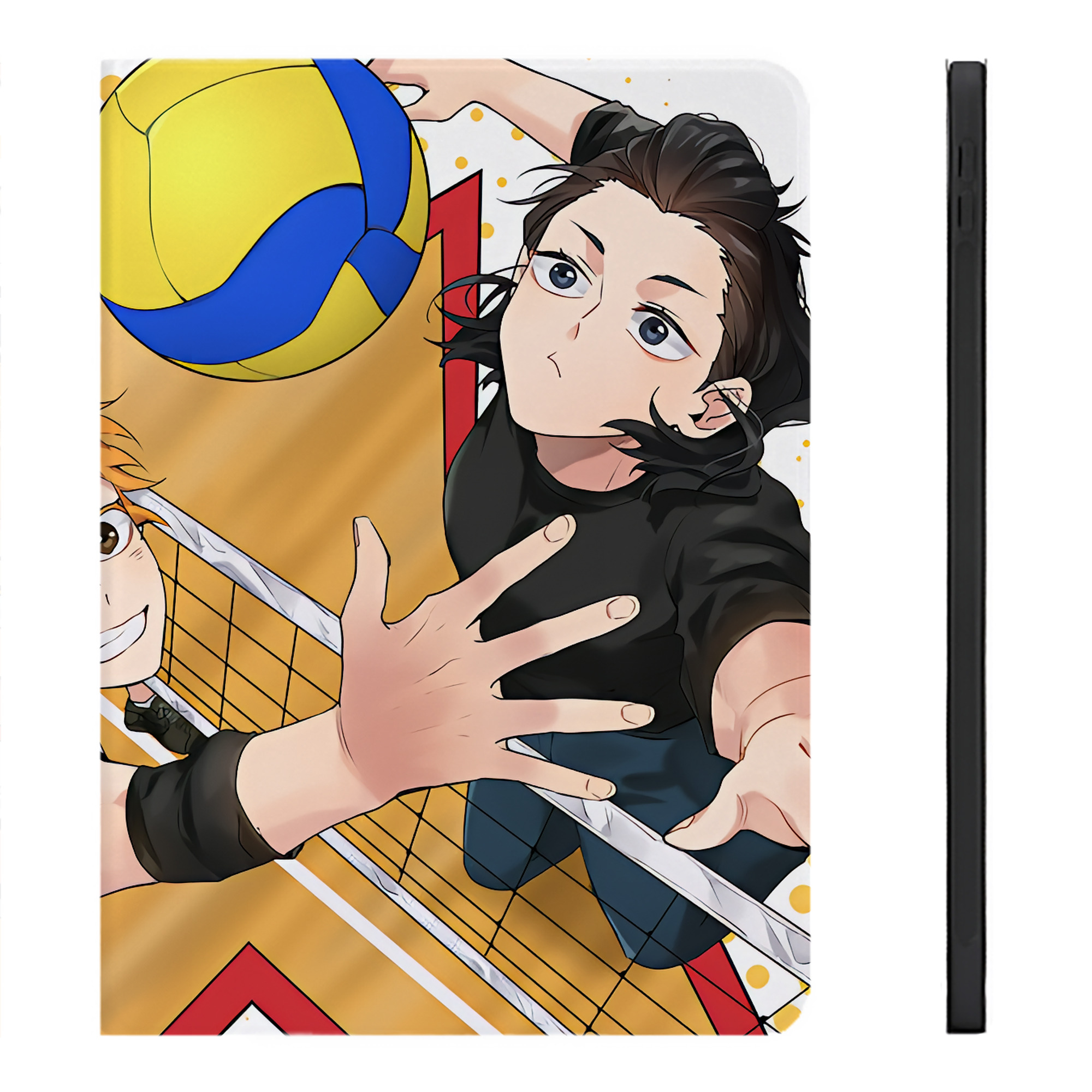 （画像用） ハイキュー!! Haikyu!! IPadケース ペンホルダー付き ブックスタイルデザイン